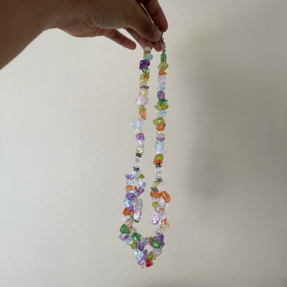 Set of crystal jewelry